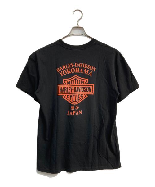 HARLEY-DAVIDSON（ハーレーダビッドソン）HARLEY-DAVIDSON (ハーレーダビッドソン) プリントTシャツ ブラック サイズ:Lの古着・服飾アイテム