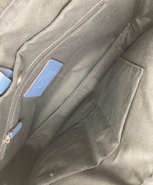 COACH（コーチ）COACH (コーチ) 2WAYブリーフケース ブルーの古着・服飾アイテム