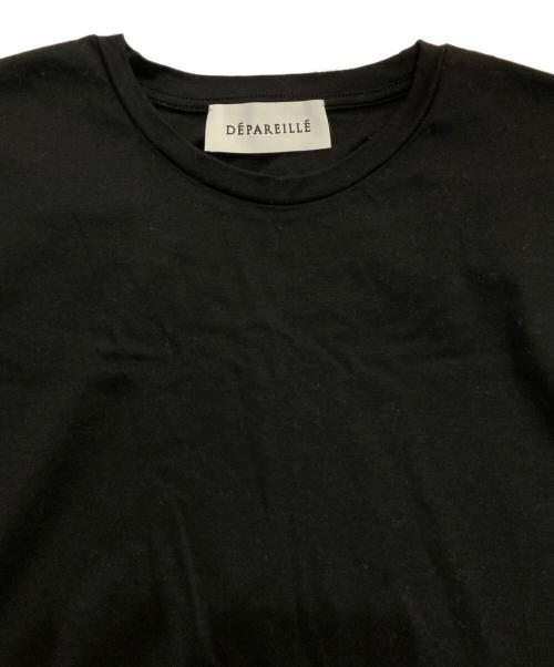 DEPAREILLE（デパリエ）DEPAREILLE (デパリエ) ワイドカットソー　B1133AUB008 ブラック サイズ:1の古着・服飾アイテム