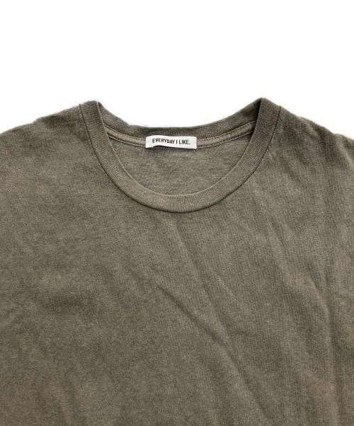 EVERYDAY I LIKE.（エヴリデイ アイ ライク）EVERYDAY I LIKE. (エヴリデイ アイ ライク) Relax Tシャツ　25SS Deuxieme Classe ピグメント加工　25070500812010 グレー サイズ:Freeの古着・服飾アイテム