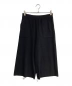 ANNE COQUINEアンコキーヌ）の古着「ニットワイドパンツ」｜ブラック