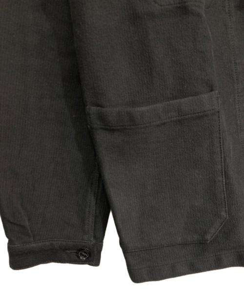 Ets MATERIAUX（マテリオ）Ets MATERIAUX (マテリオ) フレンチワーク コーデュロイ ダブルブレストジャケット ブラック サイズ:2の古着・服飾アイテム