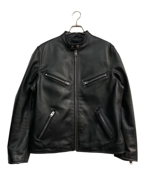 COACH（コーチ）COACH (コーチ) レザー レーサー ブラック サイズ:Mの古着・服飾アイテム