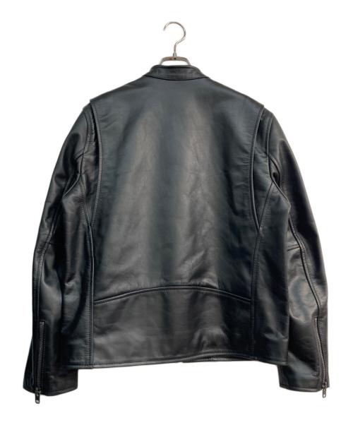 COACH（コーチ）COACH (コーチ) レザー レーサー ブラック サイズ:Mの古着・服飾アイテム