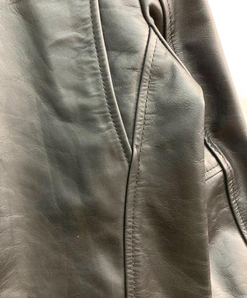 COACH（コーチ）COACH (コーチ) レザー レーサー ブラック サイズ:Mの古着・服飾アイテム
