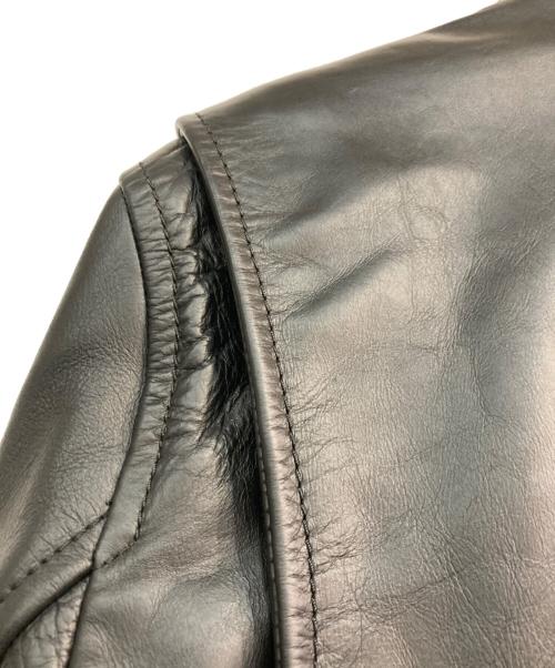 COACH（コーチ）COACH (コーチ) レザー レーサー ブラック サイズ:Mの古着・服飾アイテム