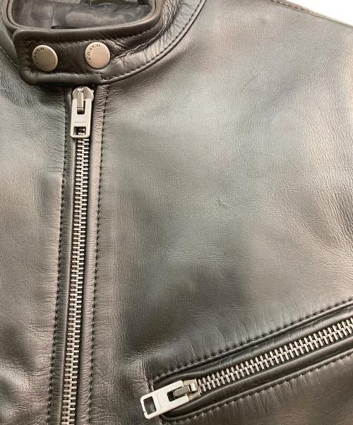 COACH（コーチ）COACH (コーチ) レザー レーサー ブラック サイズ:Mの古着・服飾アイテム