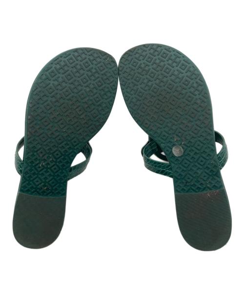 TORY BURCH（トリーバーチ）TORY BURCH (トリーバーチ) MILLER CROCO グリーン サイズ:6の古着・服飾アイテム