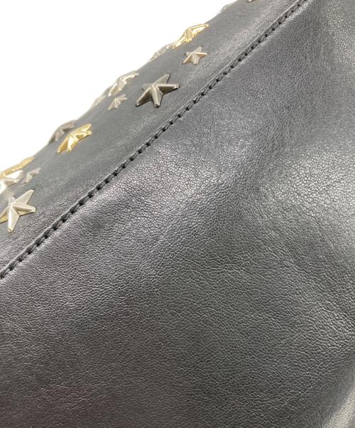 JIMMY CHOO（ジミーチュウ）JIMMY CHOO (ジミーチュウ) ソフィアS スタースタッズレザートートバッグ ブラックの古着・服飾アイテム