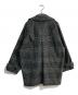 Spick and Span (スピックアンドスパン) Wスライバーチェックハーフコート　23-020-200-2040-4-0 ブラック×グレー サイズ:36：14000円