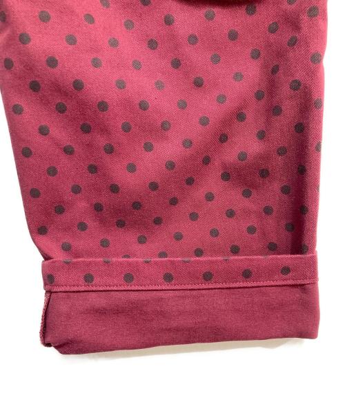 SUPREME（シュプリーム）SUPREME (シュプリーム) Work Pants polka dot レッド サイズ:32の古着・服飾アイテム