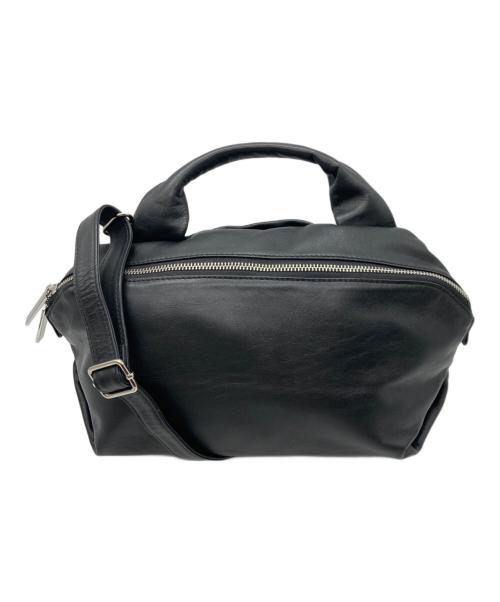 ear PAPILLONNER（イアパピヨネ）ear PAPILLONNER (イアパピヨネ) 2WAYレザーバッグ ブラックの古着・服飾アイテム