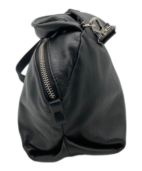 ear PAPILLONNER（イアパピヨネ）ear PAPILLONNER (イアパピヨネ) 2WAYレザーバッグ ブラックの古着・服飾アイテム