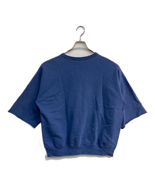 R JUBILEE（アールジュビリー）R JUBILEE (アールジュビリー) 別注ハーフスリーブスウェット ブルー サイズ:Lの古着・服飾アイテム