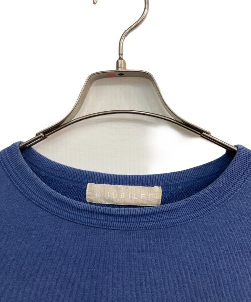 R JUBILEE（アールジュビリー）R JUBILEE (アールジュビリー) 別注ハーフスリーブスウェット ブルー サイズ:Lの古着・服飾アイテム