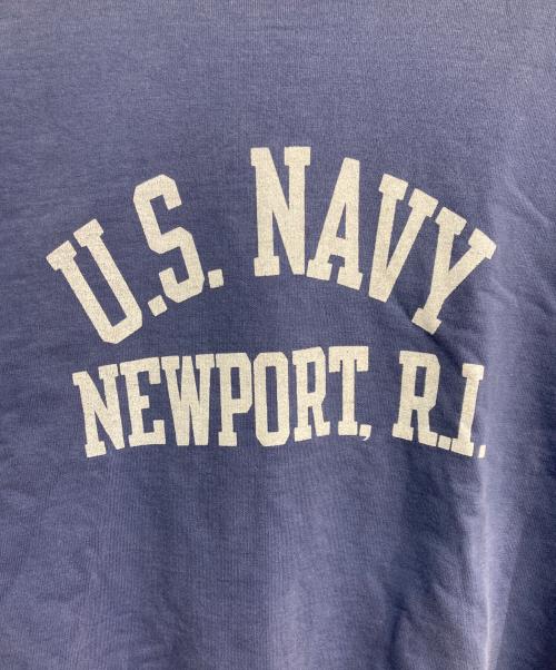 R JUBILEE（アールジュビリー）R JUBILEE (アールジュビリー) 別注ハーフスリーブスウェット ブルー サイズ:Lの古着・服飾アイテム