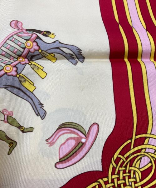 HERMES（エルメス）HERMES (エルメス) Les Fantaisies du Roy レッド×イエローの古着・服飾アイテム