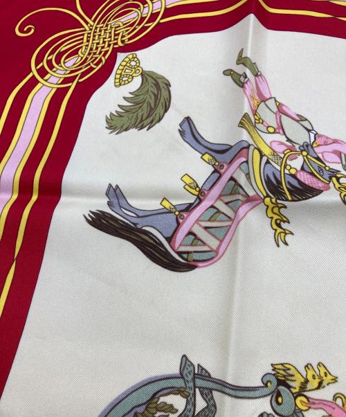 HERMES（エルメス）HERMES (エルメス) Les Fantaisies du Roy レッド×イエローの古着・服飾アイテム