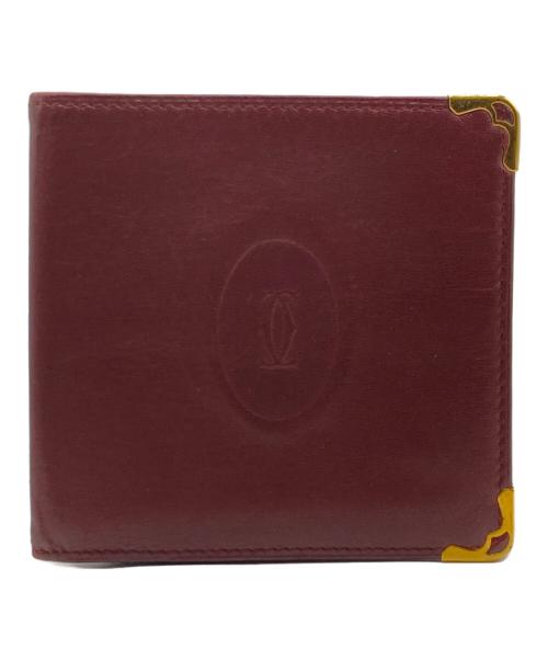 Cartier（カルティエ）Cartier (カルティエ) 札入れ レッドの古着・服飾アイテム