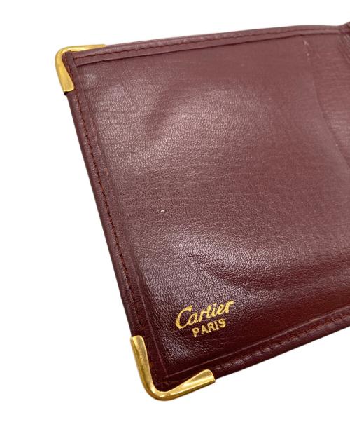 Cartier（カルティエ）Cartier (カルティエ) 札入れ レッドの古着・服飾アイテム