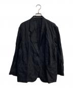 JOURNAL STANDARDジャーナルスタンダード）の古着「リネン SB-2B ジャケット 25SS　25010400801010」｜ブラック