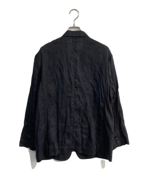 JOURNAL STANDARD（ジャーナルスタンダード）JOURNAL STANDARD (ジャーナルスタンダード) リネン SB-2B ジャケット 25SS　25010400801010 ブラック サイズ:Freeの古着・服飾アイテム