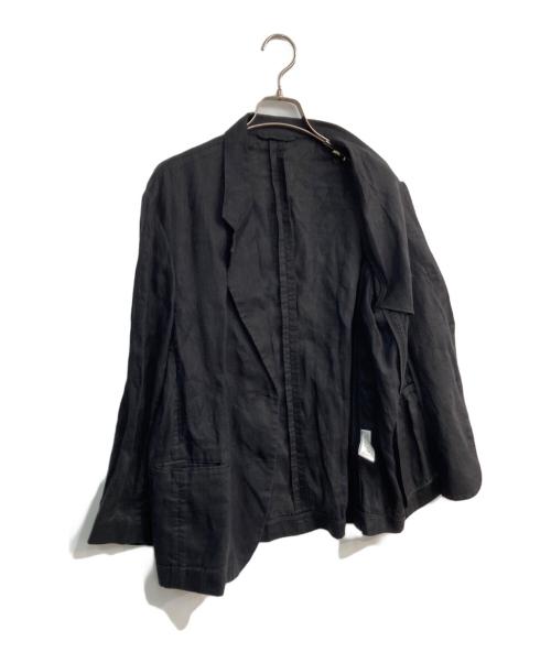 JOURNAL STANDARD（ジャーナルスタンダード）JOURNAL STANDARD (ジャーナルスタンダード) リネン SB-2B ジャケット 25SS　25010400801010 ブラック サイズ:Freeの古着・服飾アイテム