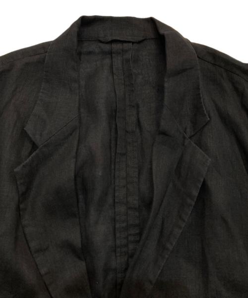 JOURNAL STANDARD（ジャーナルスタンダード）JOURNAL STANDARD (ジャーナルスタンダード) リネン SB-2B ジャケット 25SS　25010400801010 ブラック サイズ:Freeの古着・服飾アイテム