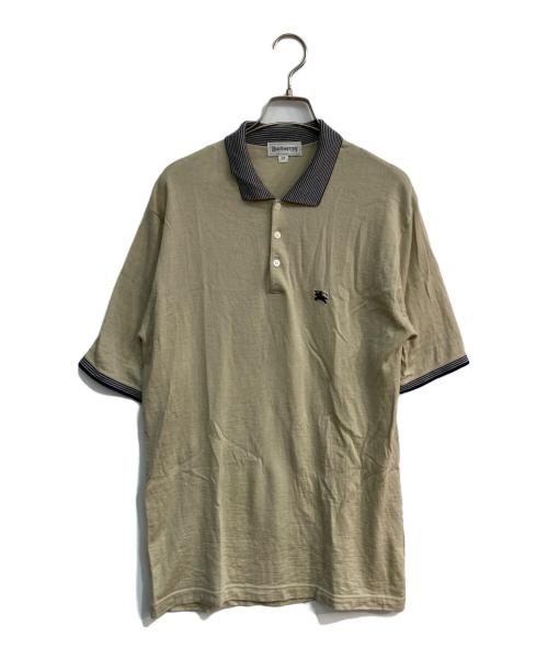Burberry's（バーバリーズ）Burberry's (バーバリーズ) ニットポロシャツ　BBV31-265 ベージュ サイズ:Lの古着・服飾アイテム