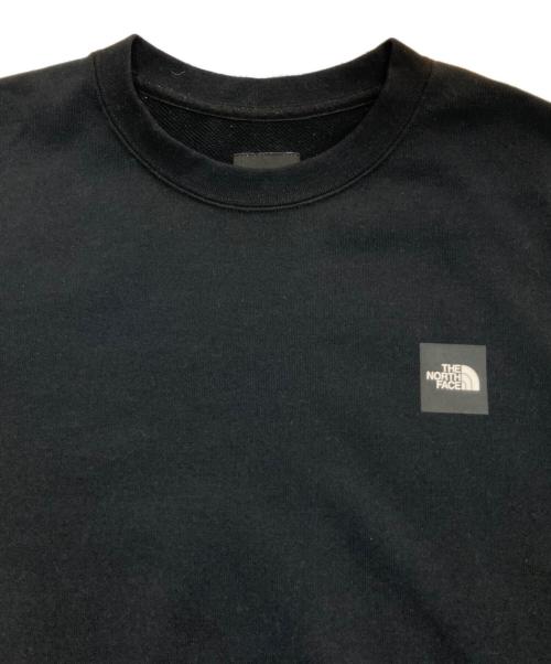 THE NORTH FACE（ザ ノース フェイス）THE NORTH FACE (ザ ノース フェイス) ロゴクルーネックスウェット　NT12038 ブラック サイズ:Mの古着・服飾アイテム
