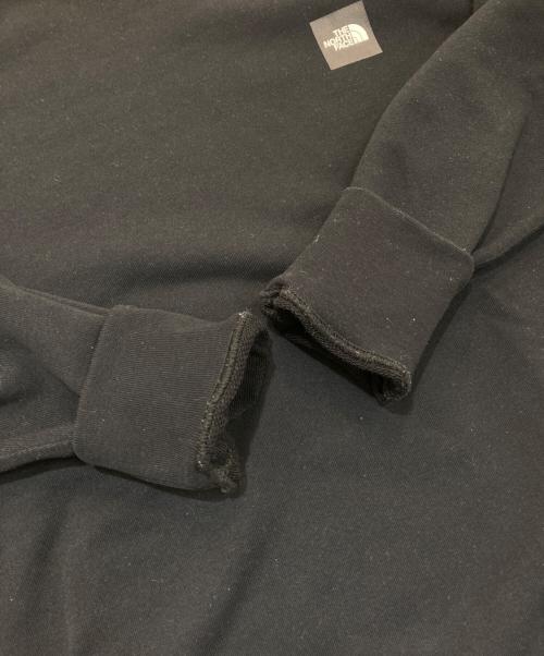 THE NORTH FACE（ザ ノース フェイス）THE NORTH FACE (ザ ノース フェイス) ロゴクルーネックスウェット　NT12038 ブラック サイズ:Mの古着・服飾アイテム