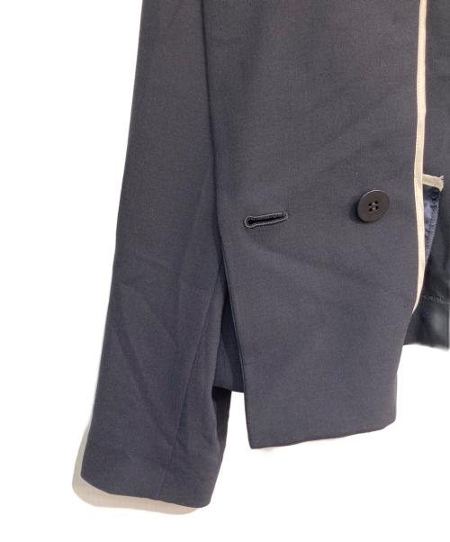 NOLLEY'S（ノーリーズ）NOLLEY'S (ノーリース) ウォッシャブルショートジャケット　25SS　5-0030-2-05-005 ネイビー サイズ:36の古着・服飾アイテム