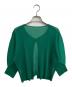 PLEATS PLEASE (プリーツプリーズ) メッシュカーディガン　PP51-F0253 グリーン サイズ:Free：12000円