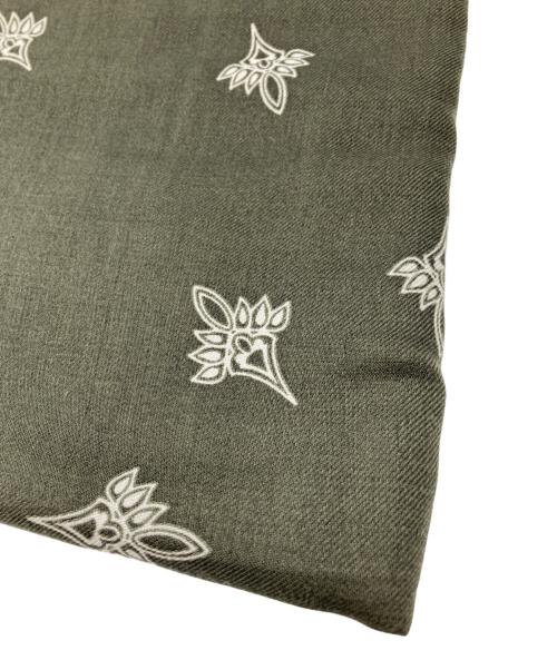 destin（デスティン）destin (デスティン) 140 PAISLEY CASHMEREストール チャコールグレーの古着・服飾アイテム