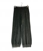 SUZIE KONDI×RHC Ron Hermanスージー コンディ×アールエイチシー ロンハーマン）の古着「パイル地パンツ」｜カーキ