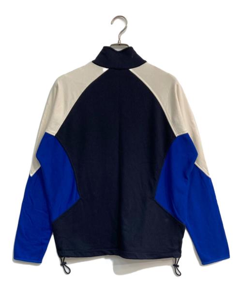 LAUREN RALPH LAUREN（ローレンラルフローレン）LAUREN RALPH LAUREN (ローレンラルフローレン) ハーフジップスウェット ネイビー×ブルー サイズ:Mの古着・服飾アイテム