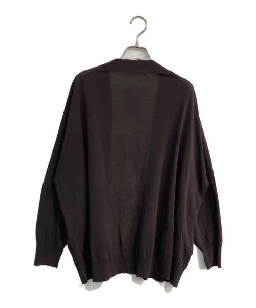 AP STUDIO（エーピーストゥディオ）AP STUDIO (エーピーストゥディオ) ドライコットンカーディガン　	25SS 　25080586221010 ブラウン サイズ:Free 未使用品の古着・服飾アイテム