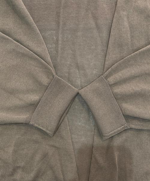 AP STUDIO（エーピーストゥディオ）AP STUDIO (エーピーストゥディオ) ドライコットンカーディガン 25080586221010 カーキ サイズ:Free 未使用品の古着・服飾アイテム