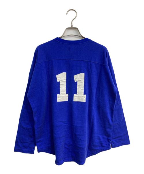 RHC Ron Herman（アールエイチシー ロンハーマン）RHC Ron Herman (アールエイチシー ロンハーマン) ナンバリングロングスリーブティー　4110900466 ブルー サイズ:XS 未使用品の古着・服飾アイテム