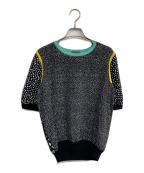 MaxMaraマックスマーラ）の古着「ビスコースクレープニット　13611412」｜ブラック