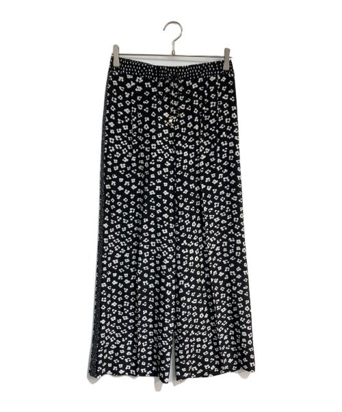 MaxMara（マックスマーラ）MaxMara (マックスマーラ) 花柄シルクパンツ　11310612 ブラック サイズ:42 未使用品の古着・服飾アイテム