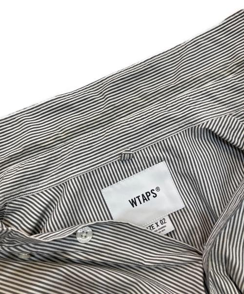 WTAPS（ダブルタップス）WTAPS (ダブルタップス) BROADCLOTH.TEXTILE.PROTECT　232GWDT-SHM03 ホワイト×グレー サイズ:02の古着・服飾アイテム