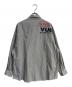 WTAPS (ダブルタップス) BROADCLOTH.TEXTILE.PROTECT　232GWDT-SHM03 ホワイト×グレー サイズ:02：12000円