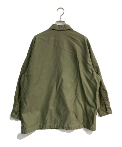 WTAPS（ダブルタップス）WTAPS (ダブルタップス) FLYERS LS COTTON SATIN　212BRDT-SHM04 グリーン サイズ:01の古着・服飾アイテム