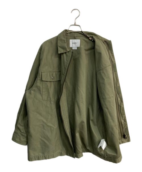 WTAPS（ダブルタップス）WTAPS (ダブルタップス) FLYERS LS COTTON SATIN　212BRDT-SHM04 グリーン サイズ:01の古着・服飾アイテム