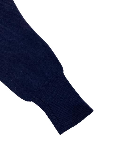 PLAN C（プランシー）Plan C (プランシー) アーガイルウールVネックニット　mvcma01k00fw001 ネイビー サイズ:Freeの古着・服飾アイテム