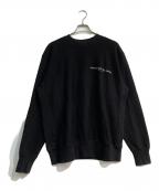 arthur hope del moonアーサーホープデルムーン）の古着「クルーネックスウェット」｜ブラック