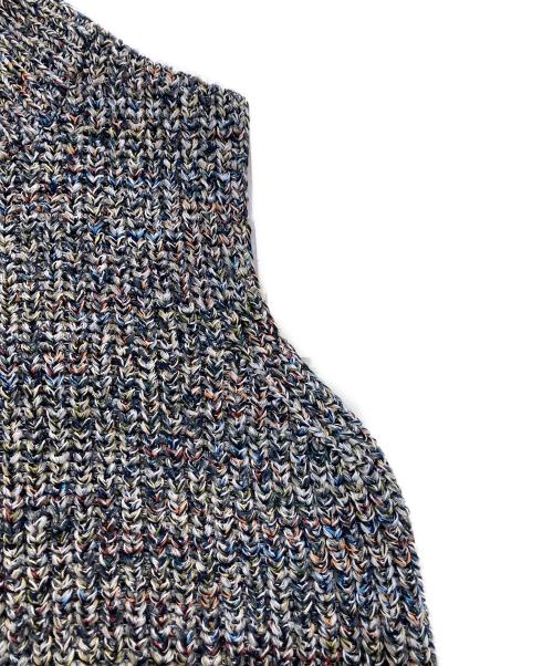 PHOTOCOPIEU（フォトコピュー）PHOTOCOPIEU (フォトコピュー) LOGAN M Front Zip Vest　221LGM グレー サイズ:36の古着・服飾アイテム