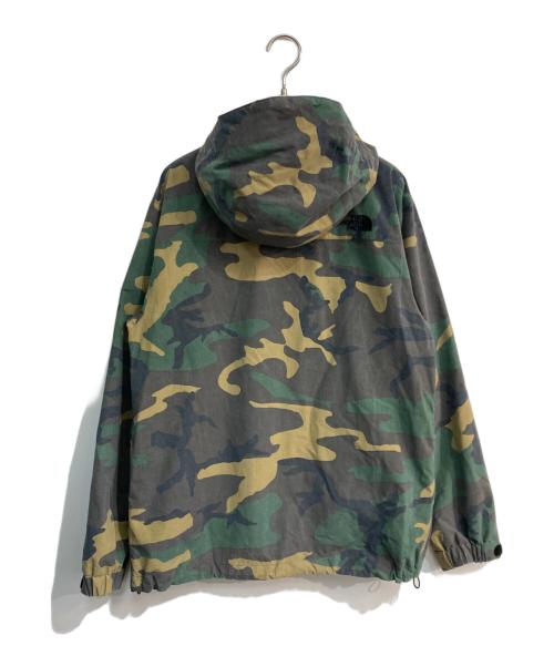 THE NORTH FACE（ザ ノース フェイス）THE NORTH FACE (ザ ノース フェイス) Novelty Scoop Jacket　NP61645 グリーン×ブラウン サイズ:Lの古着・服飾アイテム