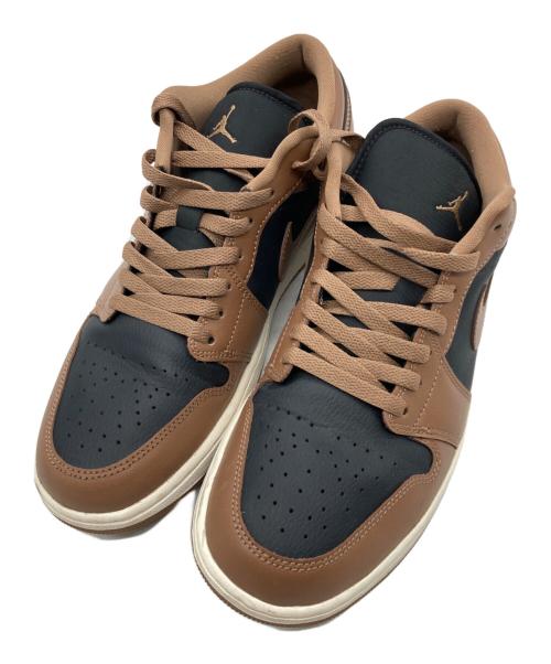 NIKE（ナイキ）NIKE (ナイキ) AIR JORDAN 1 LOW ブラック×ブラウン サイズ:28.5cmの古着・服飾アイテム